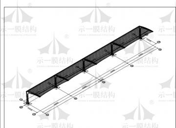 上海示一膜結(jié)構(gòu)公司能直接設(shè)計膜結(jié)構(gòu)工程圖紙嗎？