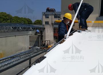 如何處理膜結(jié)構(gòu)的膜面褶皺？