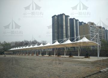 膜結(jié)構(gòu)車棚長久使用的秘訣是什么？